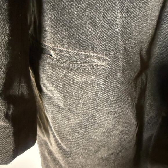 Giorgio Armani Le Collezioni Black Blazer Sportscoat 100% Cotton Size 46 - Picture 7 of 9